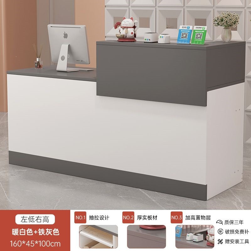 Cashier counter modern casual store small popular clothing store counter front bar table beauty salon reception desk