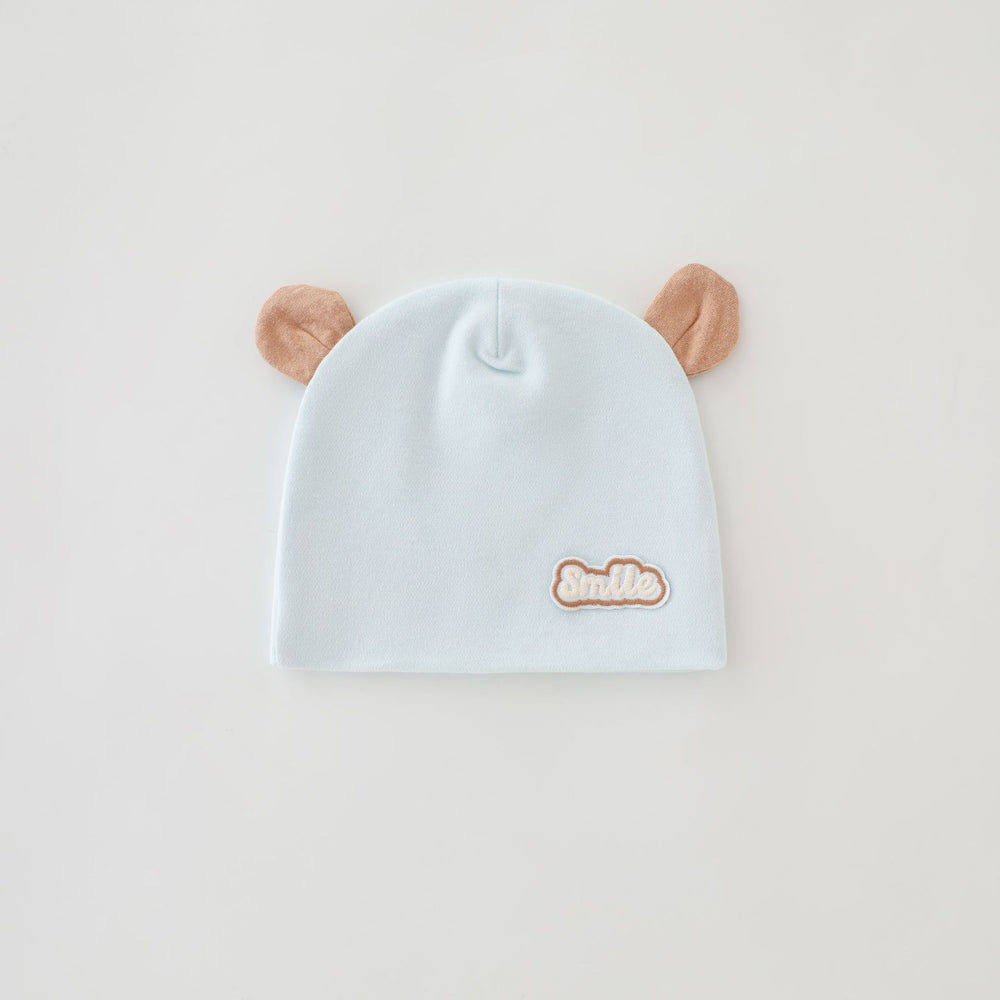 Baby hat autumn winter newborn bonnet 0-3 months infant fontanelle protection hat winter double layer cartoon baby class a