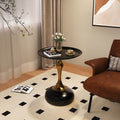 New arrivalclassy sofa side tableaccessible luxuryclassy iron small round table bedroom bedside table for homemovable coffee table