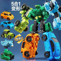 Transforming robot car - kids' assembly mecha king kong warrior - boy's toy - educational birthday gift