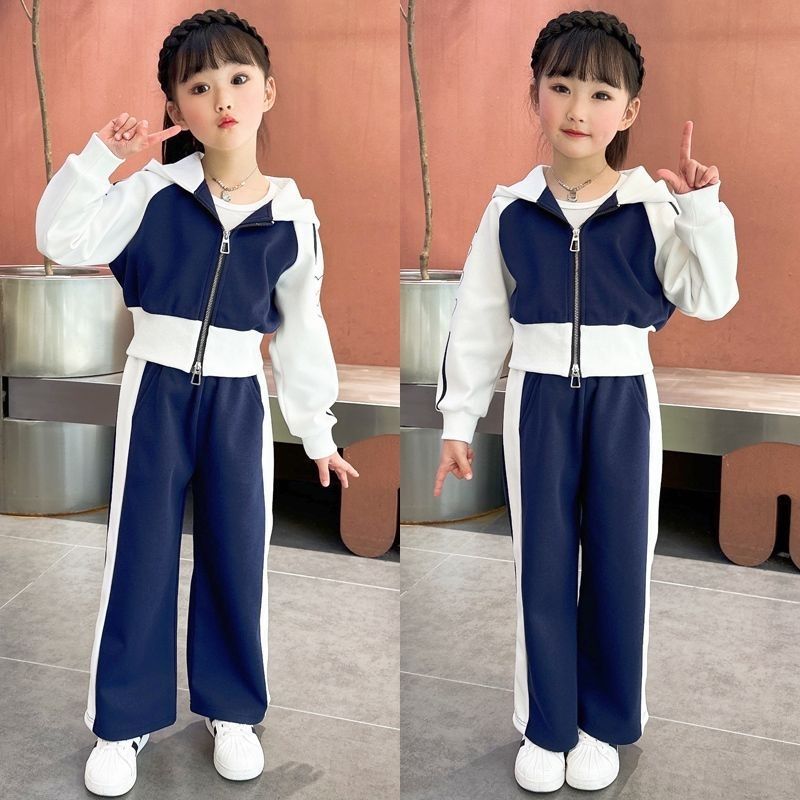 Girls' autumn clothing  new collection: kids' sets, baby casual outerwear & pants, children's clothing for mid-to-large children, autumn/winter collection