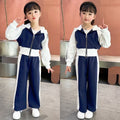 Girls' autumn clothing  new collection: kids' sets, baby casual outerwear & pants, children's clothing for mid-to-large children, autumn/winter collection