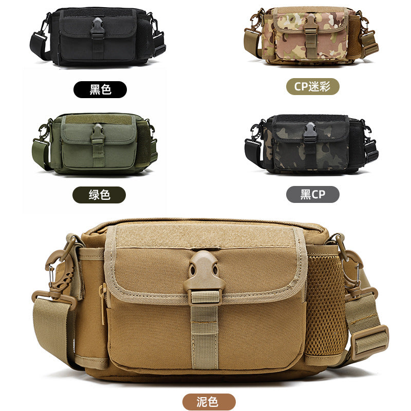 New Multifunctional Outdoor Tactical Fanny Pack Carry-on Kettle Cover Oblique Span Bag Luya Shoulder Bag Cycling Slingshot Bag