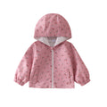 Kids clothing  cross-border new arrivalfashionspring & fallgirllong sleeves zipper hooded outwear children's clothing