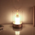 Candle-style premium rechargeable night light - creative motion sensor monike aluminum adjustable light portable ambient lamp