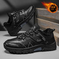 Autumn winter outdoor men's shoes waterproofnon-slipabrasion resistanthiking shoes middle-aged men heattechfleece-lined travel shoes sneakers