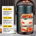 Chuxingfa insulated lunch box 304 stainless steel vacuum insulated pot for office workers multi-layer rice bucket large capacity