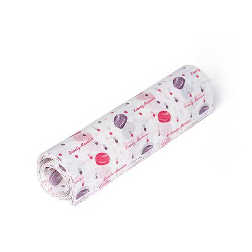 Waxed paper snack mat paper printed food packaging paper oil-proof baking wax paper sandwich wrapping paper oil-absorbing paper wholesale