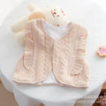Baby spring autumk-style outwear vest cute western style lace vest outwear double layer vest trendy