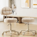 Professional salon stool - adjustable height, swivel, and rolling - ideal for hairdressers, estheticians, and nail technicians