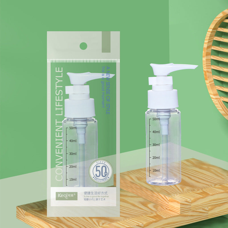 Keqi spray bottle pet travel refill bottle business trip outdoor liquid spray bottle cosmetics empty bottle portable empty bottle
