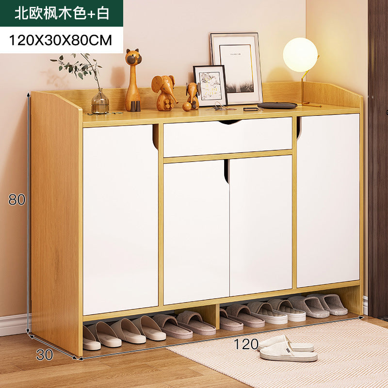 Large capacity shoe cabinet for home use - entryway, hallway, and outdoor console table all-in-one storage - new shoe rack