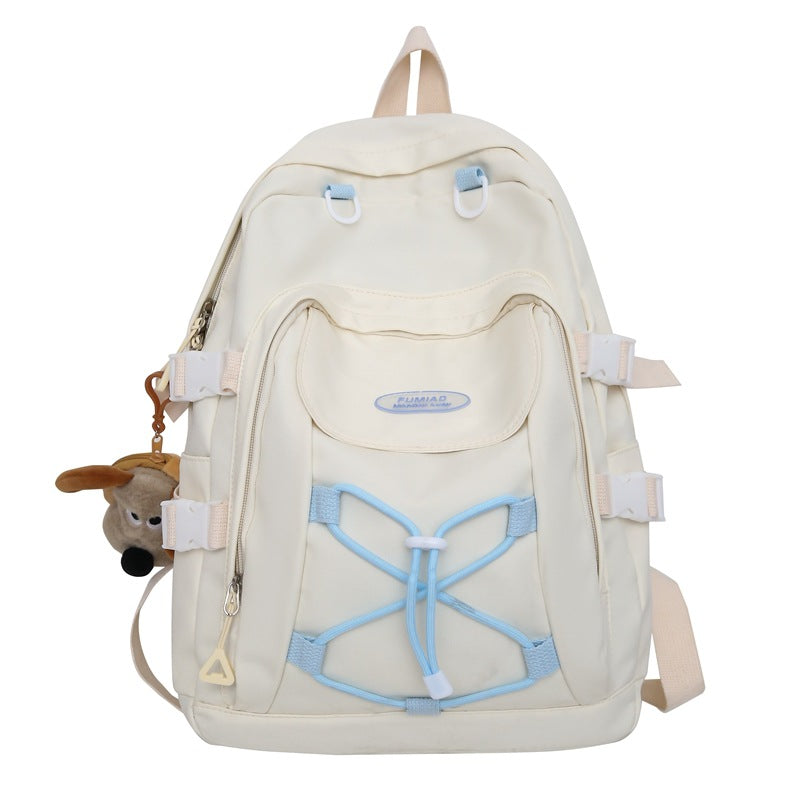 Student backpack Girls schoolbag Middle school student backpack Large capacity Junior high school backpack