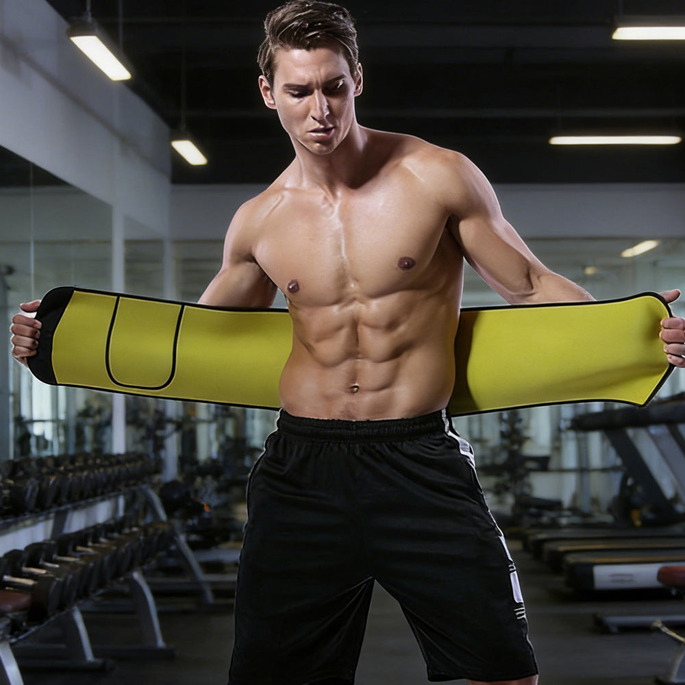 [can be stuffed into mobile phones] 4mm thick body manager, sweaty sports fitness belt, abdominal shaping belt