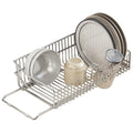 Retractable kitchen 304 stainless steel sink drain basket drain rack basin in basin wash basin sink dish rack