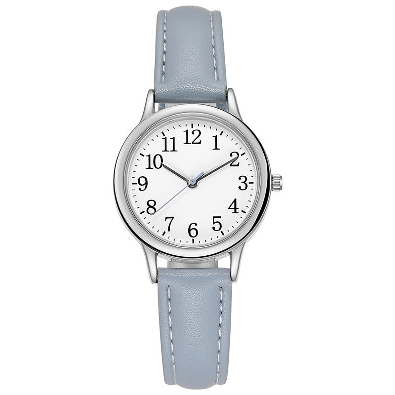 new arrivalcasual digital fashion women's quartz watch small leather belt women's watch women's watch