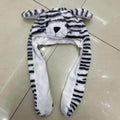 Big tiger black and white stripes