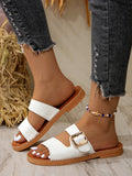 plus size sandals and slippers for women outwearsummer soft bottomnew arrivalfashioneasiest for match beef tendon bottom belt buckle