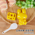 Creative cartoon rabbit rice ball mold - diy sushi mold for home use, kids' rice bento, cross-border hot seller