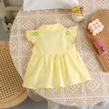 Summer baby summer dress, 100-day style princess skirt, cute clothes, thin baby one-piece hoodie