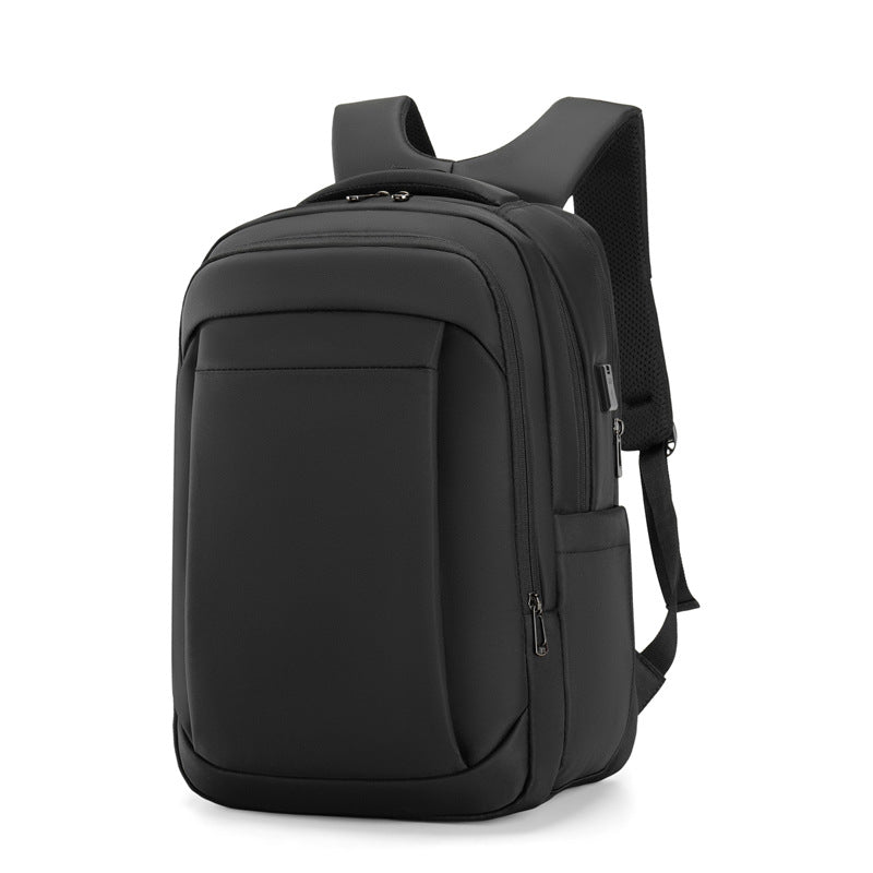 Cross-border wholesale business backpack, large-capacity simple general-purpose computer bag, the same for men and women, business travel backpack