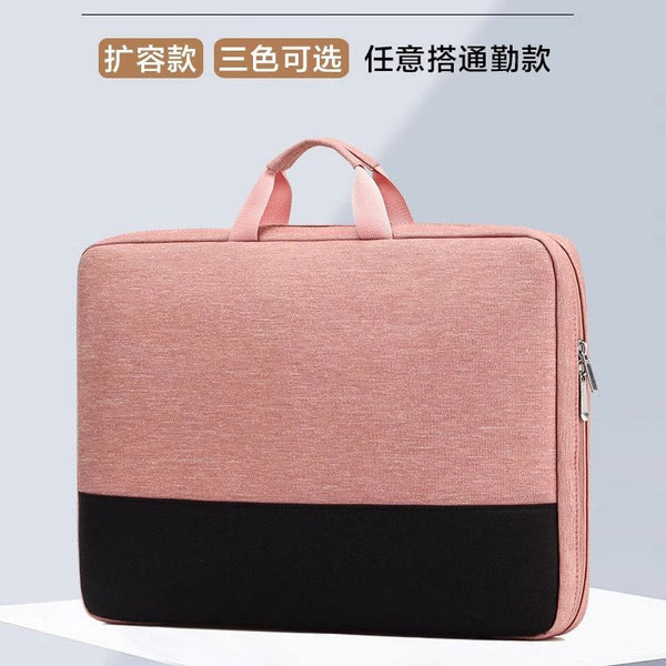 高颜值笔记本内胆包轻便防水大容量男女士手提电脑包可定 制logo