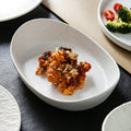 Minimalist and high-end ceramic bowls, plates, and dishes - creative, simple style for hotel restaurants, home use, western cuisine, steak plates, and dessert plates