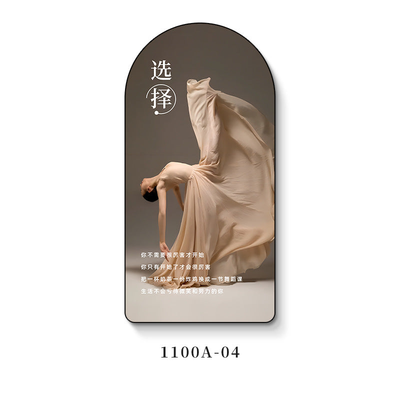Ballet room wall decoration painting girl dance studio inspirational casual painting art training class institution wall painting