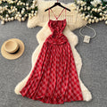 Tea break frenchsense of design tie back square collar small flying sleeves waist backless straps slimming lookelegant gentle wind dress
