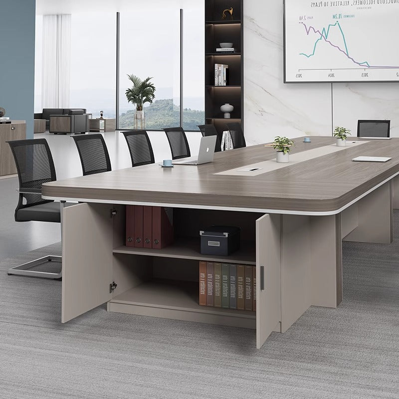 Saint-li conference table - rectangular meeting table for negotiations, modern minimalist design, large rectangular conference table