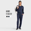 new air layer comfortable casual sports sweatpants - quick-dry, loose fit, drapey straight-leg athletic pants for women - daw016