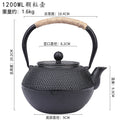 Iron kettle small ding cast iron teapot wholesale stove tea pot retro japanese style water kettle tea set suit wholesale