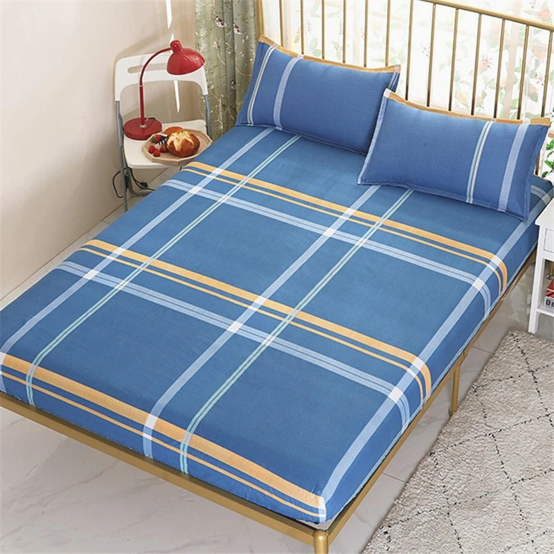 Printing fitted sheet bed cover simmons protective dust cover all-inclusive elastic bed cover that won't pill or shrink
