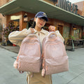 Lightweight junior high school campus schoolbag ins style capibala pendant backpack girls fresh high school student backpack