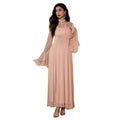 Amazon halter neck bell sleeve elegant dress women's  spring new arrival - slim fit waist dress
