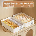 Underwear storage box - home organizer for socks, bras, and panties - 3-in-1 compartmentalized closet organizer with lid - dustproof