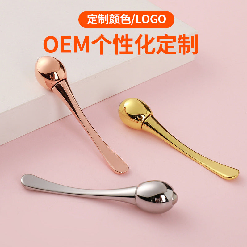 Metal roller eye cream beauty stick zinc alloy cosmetic eye massage stick import packaging application massage stick