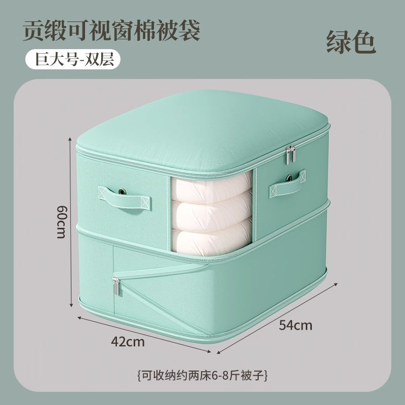 Quilt storage bag, down jacket quilt silk quilt special compression bag, winter season clothes quilt finishing bag