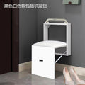 Folding shoe changing stool with soft bag, wall-mounted ultra-thin wall-mounted chair, invisible stool at the door, wall-mounted hidden stool