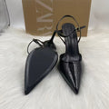 Za2025 spanish spring/summer off-white pointed-toe mules, stiletto heel closed-toe sandals, fairycore fashion