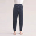 New arrivalheattechheattech flat waist elastic heattech pants plus size extra thick wool heattech pants winter northeast thickened pants
