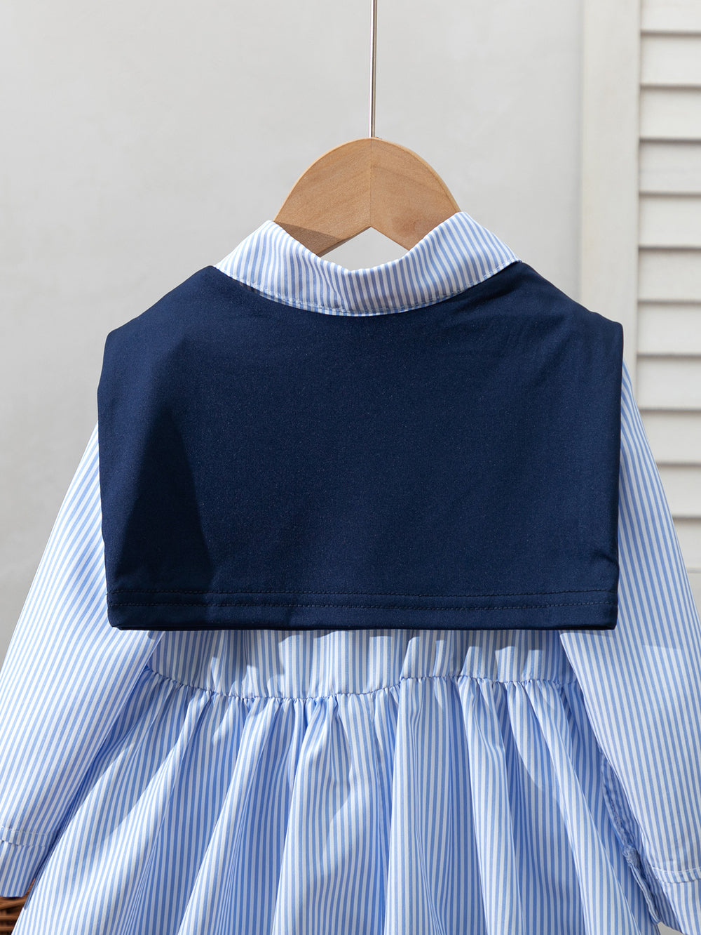 autumn new arrival: cross-border children's collared shirt dress for girls, casual shawl two-piece set