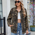 e-commerce: new, versatile, slimming, vintage-inspired, classic, loose-fit denim jacket/outerwear for women, suitable for , , and