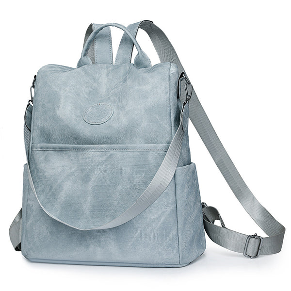 Summer new  women's backpack PU women's multi-functional anti-theft bag single shoulder crossbody backpack travel bag