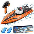 812 high-speed remote control boat with pull-net, extra-high horsepower speedboat, long-lasting battery, double-layer waterproof design, water toy for boys