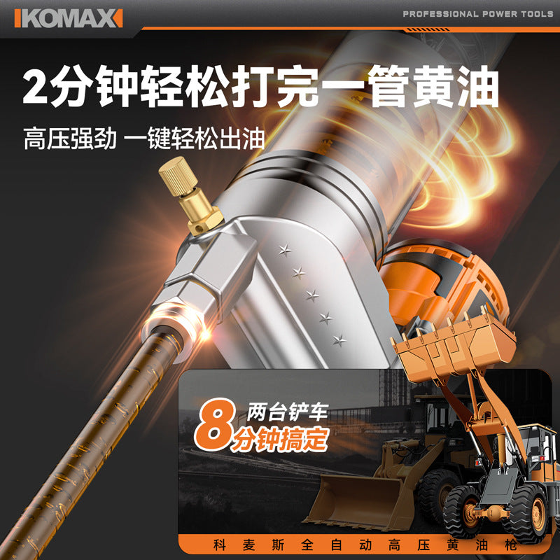 New arrival electric grease gun high pressure caterpillar manual automatic oil injector lithium battery excavator special oiling artifact