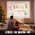 Wireless bluetooth speaker desktop speaker projector ambient light photo booth birthday party ins kids decor scene