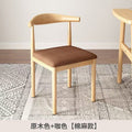 For homenordic desk chair modern casual restaurant chair iron horn chair dining table chair backrest stool