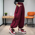 Girls' pants  spring/autumn collection: big girls' spring activewear, wide-leg sweatpants, spring outfits, new children's casual pants