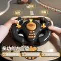 Racing adventure: kids' steering wheel electric desktop game console - avoidance simulation driving educational toy
